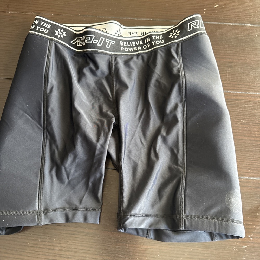 RIP-IT Womens Period Protection Pro Softball Sliding Shorts Padded Black Size XL